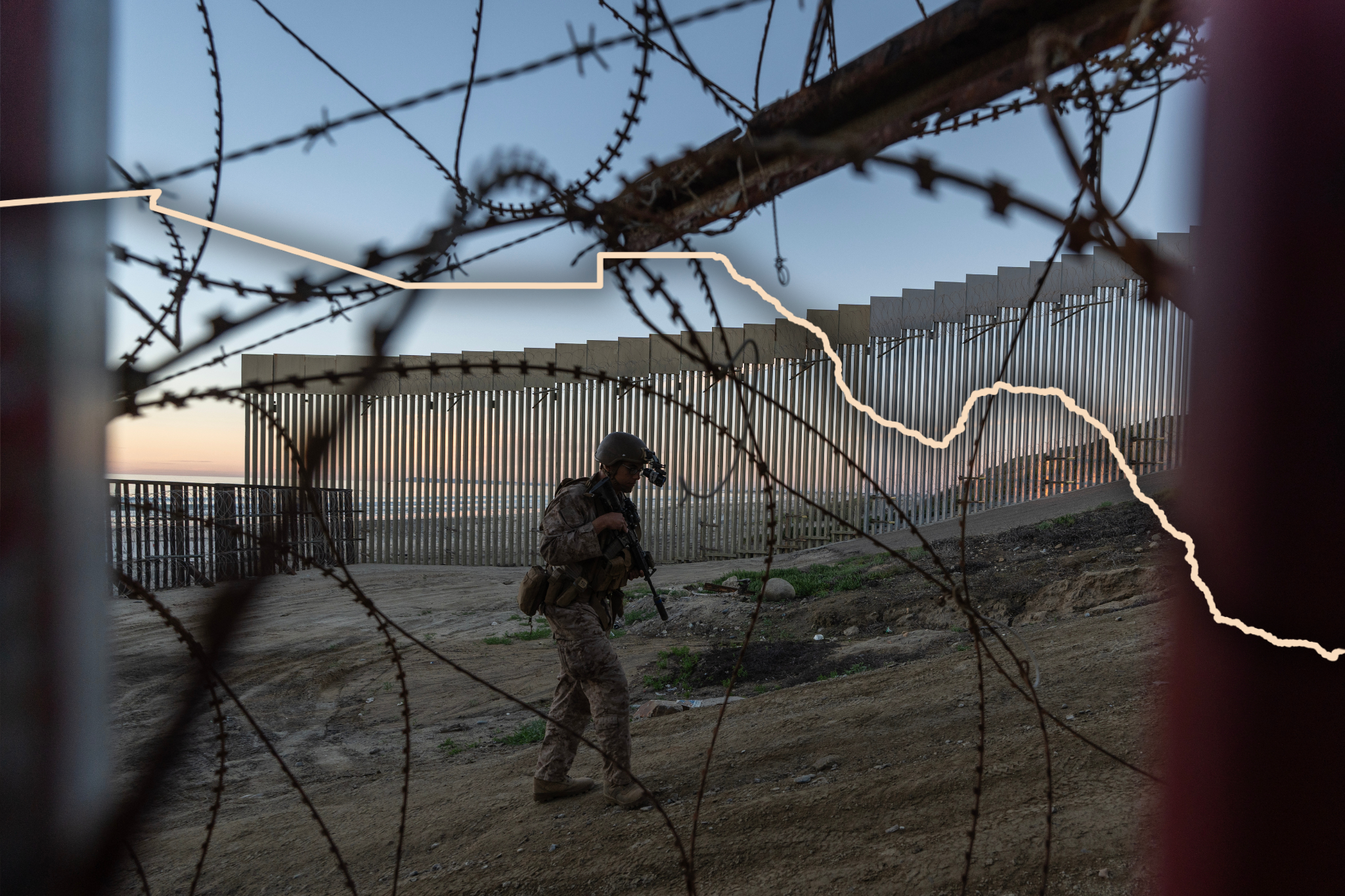 A War Zone, Minus the War: One Year Later, Has the Military Really Secured the US-Mexico Border?